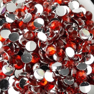 Strass 3mm - 10 000 pices - Multiple Facets Red