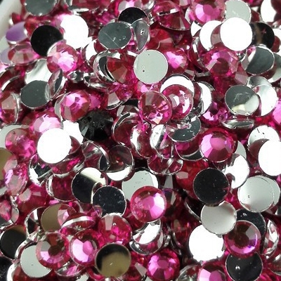 Strass 3mm - 10 000 pièces - Multiple Facets Rose