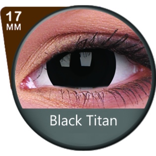 Lentilles Mini Sclrales 17mm - 12 mois - Black Titan