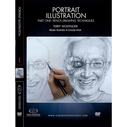 DVD Terry Wolfinger : Portrait Illustration - Part 1 - Pencil Drawing Techniques