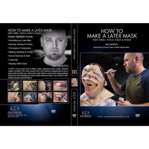 DVD Tim Martin : How to Make a Latex Rubber Mask - Part 3