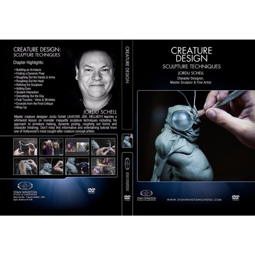 DVD Jordu Schell : Creature Design - Sculpture Techniques