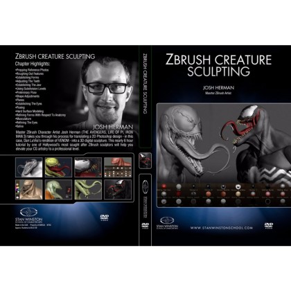 DVD Josh Herman : Zbrush Creature Sculpting