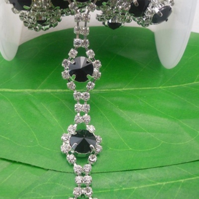 Bande Strass 10cm - Noir