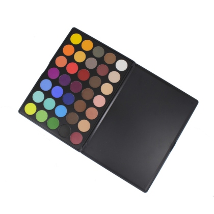 Palette de 35 Fards à Paupières Colorés Mates 340g