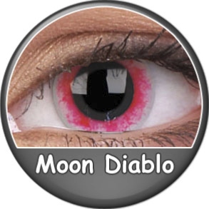 Lentilles Fantaisies 14mm - 1 jour - Moon Diablo