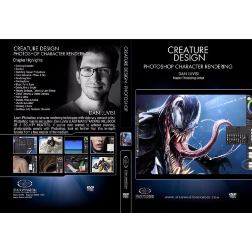 DVD Dan LuVisi : Creature Design - Photoshop Character Rendering