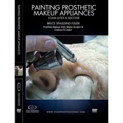 DVD Bruce Spaulding Fuller : Painting Prosthetic Makeup Appliances - Foam, Latex, Silicone