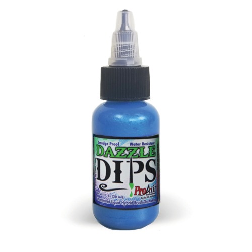 Fard Waterproof Irisé ProAiir Dazzle DIPS 1oz (30 ml) -  Blue Dazzle