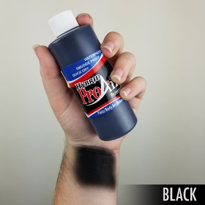 Fard fluide Waterproof pour aérographe ProAiir HYBRID 4oz (120 ml) - Black