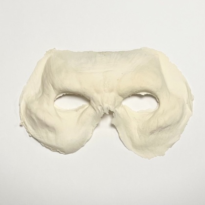 Demi masque de Zombie - Prothèse en mousse de latex