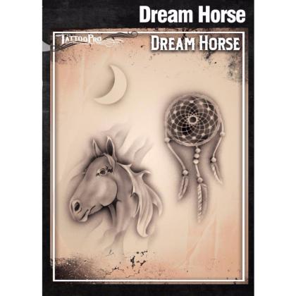 Pochoir Tattoo Pro - Stencils Dream Horse Cheval