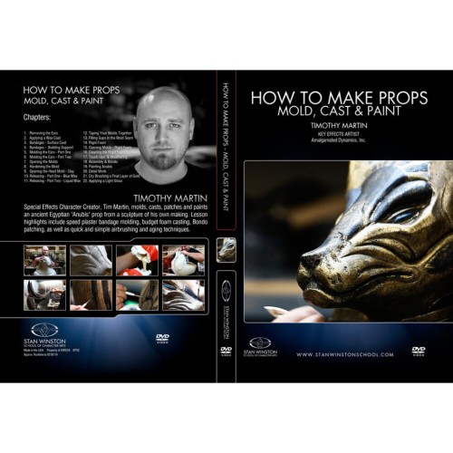DVD Tim Martin : How To Make Creature Props - Mold, Cast & Paint