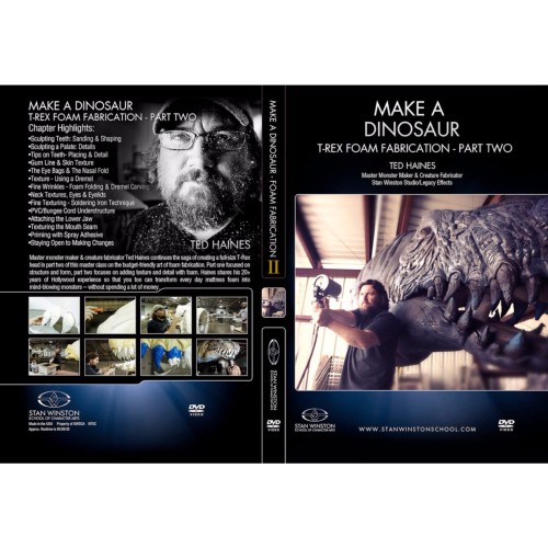 DVD Ted Haines : Make a Dinosaur - T-Rex Foam Fabrication Part 2