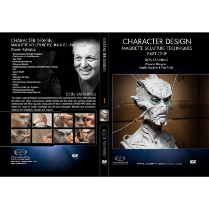 DVD Don Lanning : Character Design - Maquette Sculpture Techniques Part 1