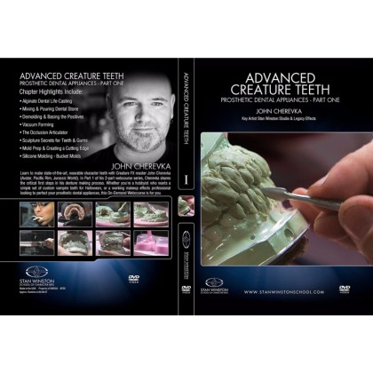 DVD John Cherevka : Advanced Creature Teeth: Prosthetic Dental Appliances Part 1