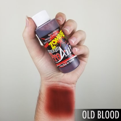 Fard fluide Waterproof ZOMBIE pour aérographe ProAiir HYBRID 2oz (60 ml) - Old Blood