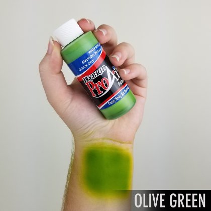 Fard fluide Waterproof pour aérographe ProAiir HYBRID 2oz (60 ml) - Olive Green