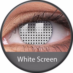 Lentilles Fantaisies 14mm - 12 mois - White Screen