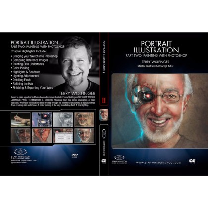 DVD Terry Wolfinger : Portrait Illustration - Part 2 - Painting with Photoshop