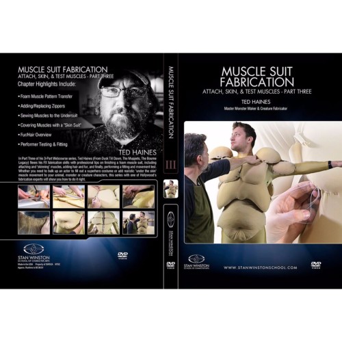 DVD Ted Haines : Muscle Suit Fabrication - Part 3 - Attach, Skin, & Test Muscles