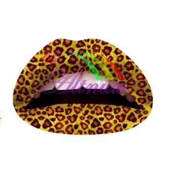 Lip Sticker TS003 - Autocollant pour les lvres - Motifs Lopard 03