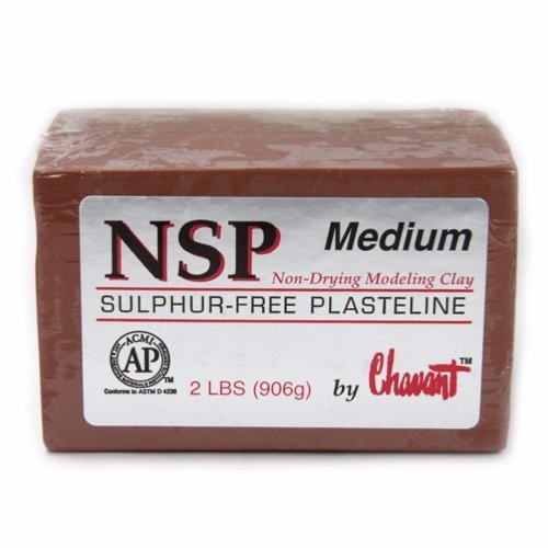 Pâte à modeler Chavant NSP Medium Brown 900g 