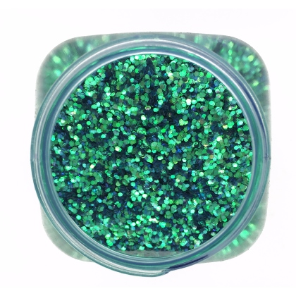 Paillettes paisses de maquillage 1mm 100g Vert Hologramme