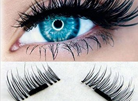 faux cils avec effet magnétique