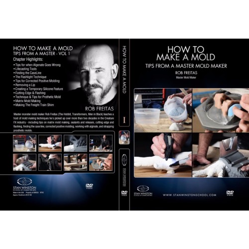 DVD Rob Freitas : How To Make A Mold - Mold-Making Tips from a Master