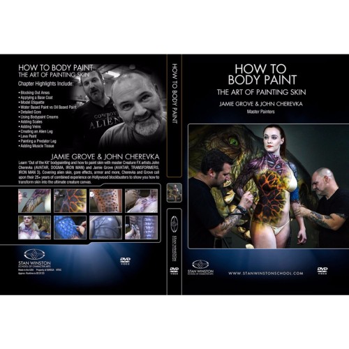DVD John Cherevka & Jamie Grove : How to Body Paint - The Art of Painting Skin