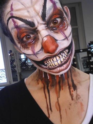 Maquillage pour Halloween : Clown