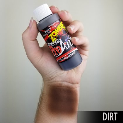 Fard fluide Waterproof ZOMBIE pour aérographe ProAiir HYBRID 2oz (60 ml) - Dirt