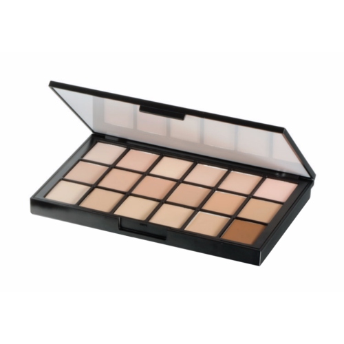 Palette de 18 Fonds de teint correcteurs HD Sheer Foundation Palette 63g