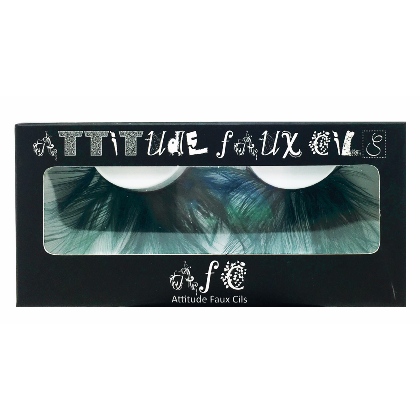 Faux Cils Plumes vert n°013