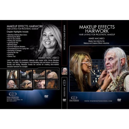 DVD Aimee Macabeo : Character Hairwork - Hair Laying for Prosthetic Makeup