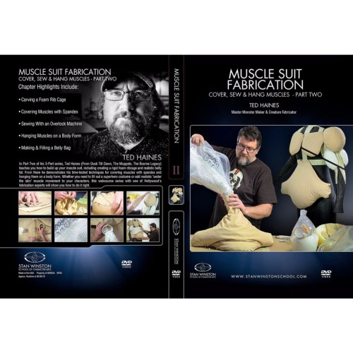 DVD Ted Haines : Muscle Suit Fabrication Part 2 - Cover, Sew & Hang Muscles