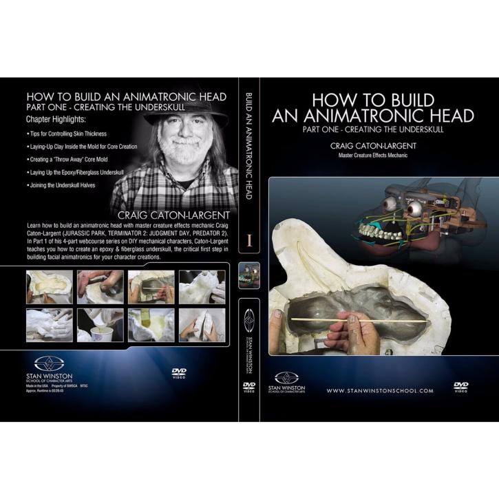 DVD Craig Caton-Largent : How to build an animatronic head. Pt. 1