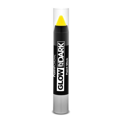 GLOW IN THE DARK Paint Stick, Crayon Phosphorescent 3,5g YELLOW