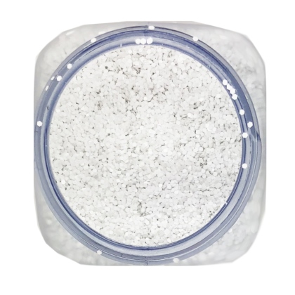 Paillettes paisses de maquillage 1mm 100g Blanc Mate