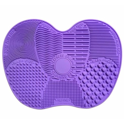 Pice en silicone texture pour nettoyer les pinceaux - Modle de taille moyenne