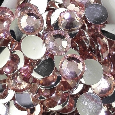 Strass 6mm - 1000 pièces - Multiple Facets Light Pink