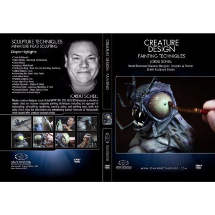 DVD Jordu Schell : Creature Design - Maquette Painting Techniques