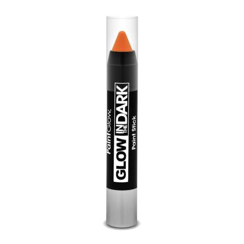 GLOW IN THE DARK Paint Stick, Crayon Phosphorescent 3,5g ORANGE