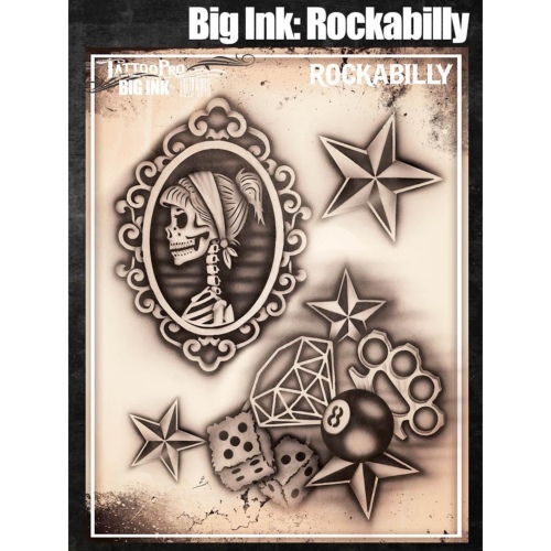Pochoir Tattoo Pro - Stencils Rockabilly