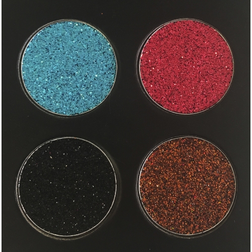 Palette de 4 Fards  Paupires PAILLETTES n02