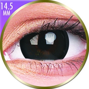 Lentilles Big Eyes 14,5mm - 1 mois - Brilliant Black