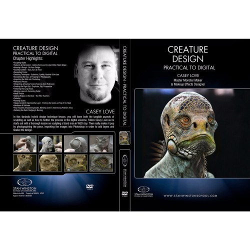 DVD Casey Love : Creature Design - Practical to Digital