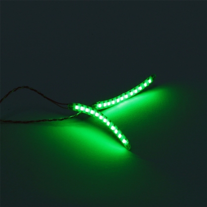 Ligne de Faux Cils LED VERT