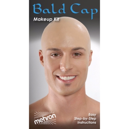 Kit de maquillage Faux Crane Character Makeup Kit Bald Cap Premium